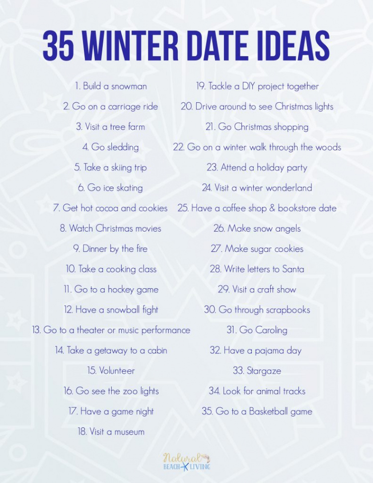 Fun Winter Date Ideas You Can Do On a Budget - Natural Beach Living