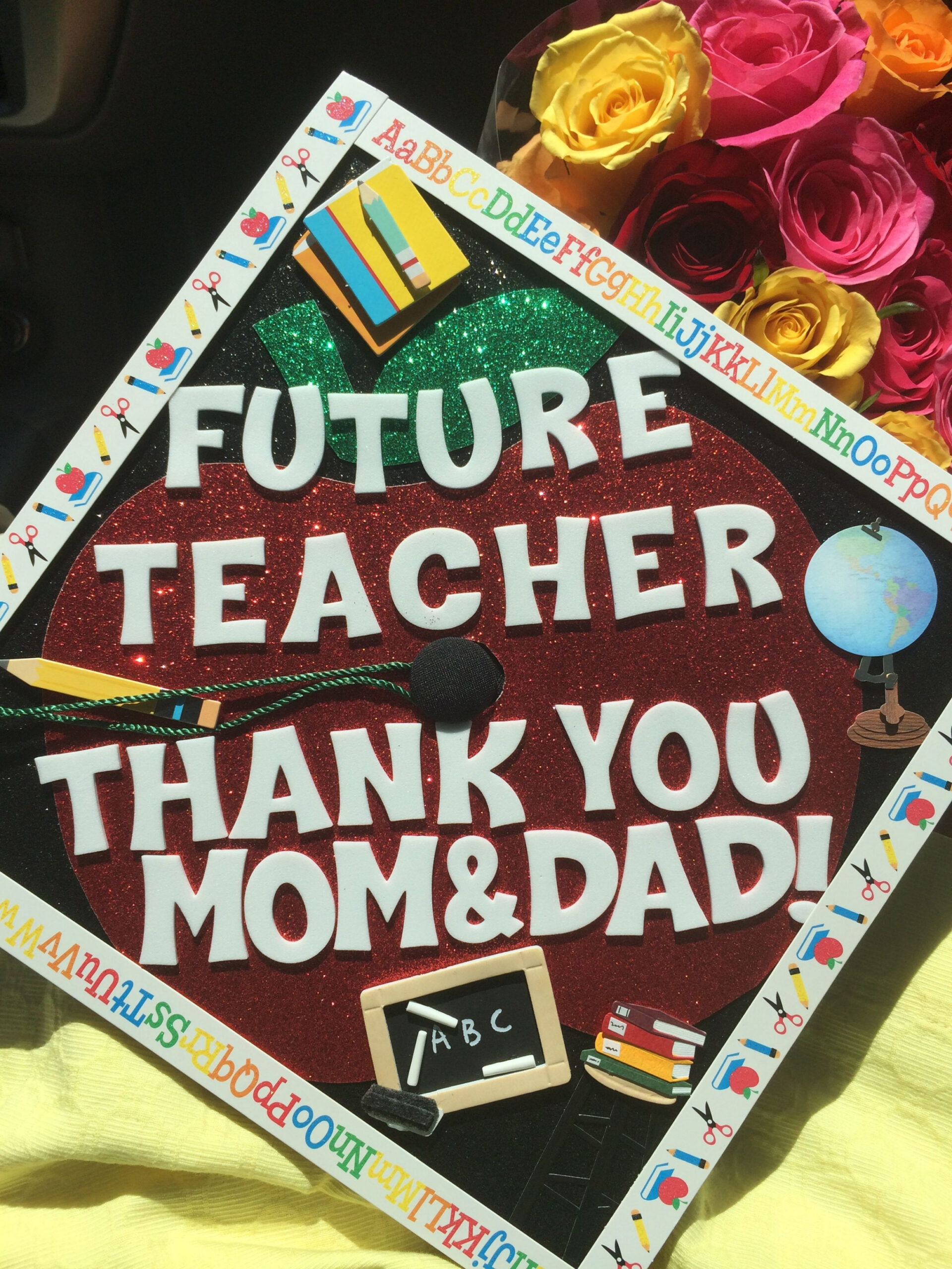 Future Teacher Grad Cap! Hobby Lobby made this possible! So proud