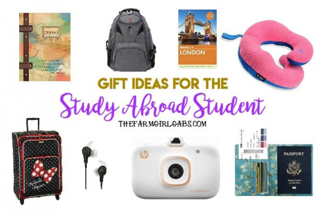 Gift Ideas For The Study Abroad Student - The Farm Girl Gabs®