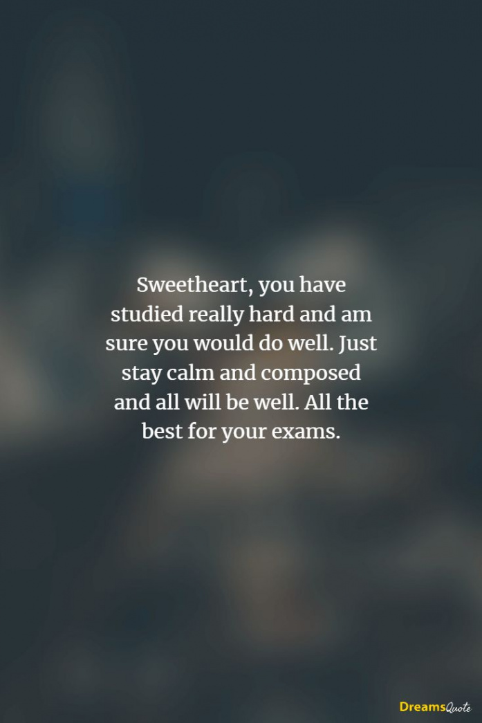 Good Luck Messages For Exams For Girlfriend in   Exam good