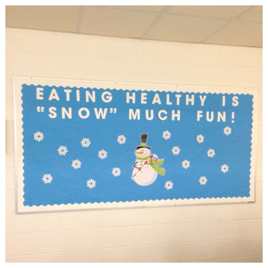 Healthy Habits winter cafeteria board revised