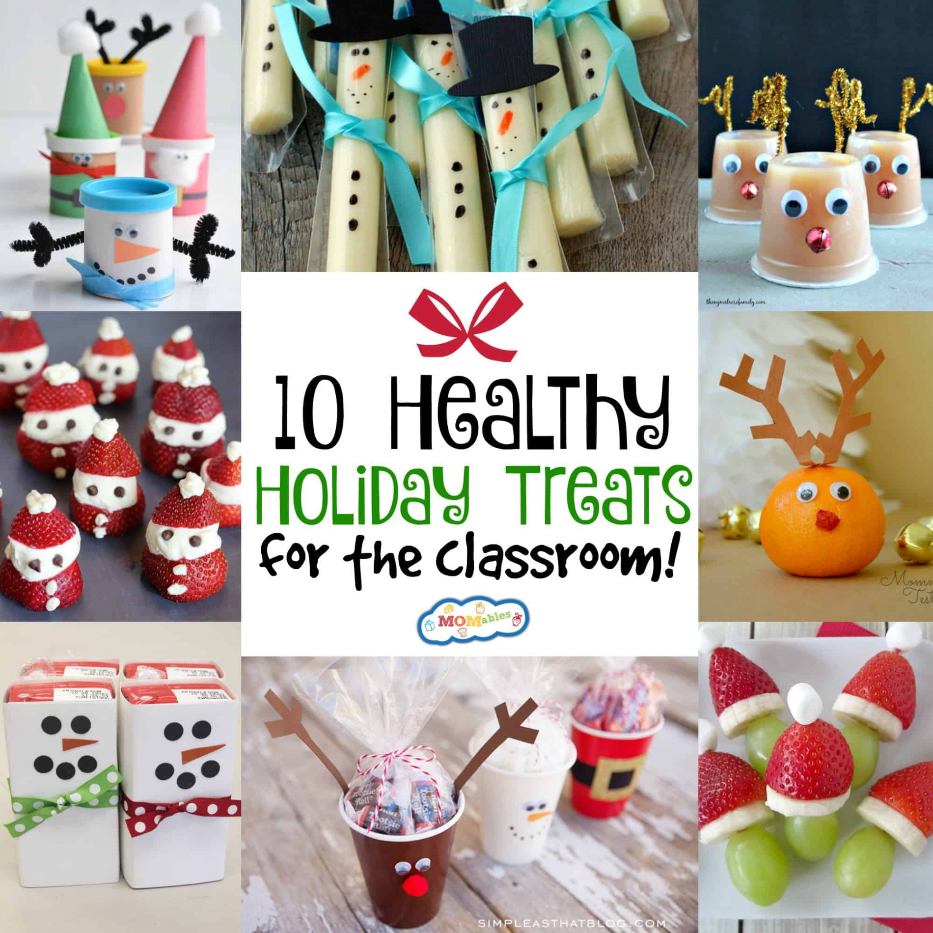 Healthy Holiday Treats for the Classroom - MOMables