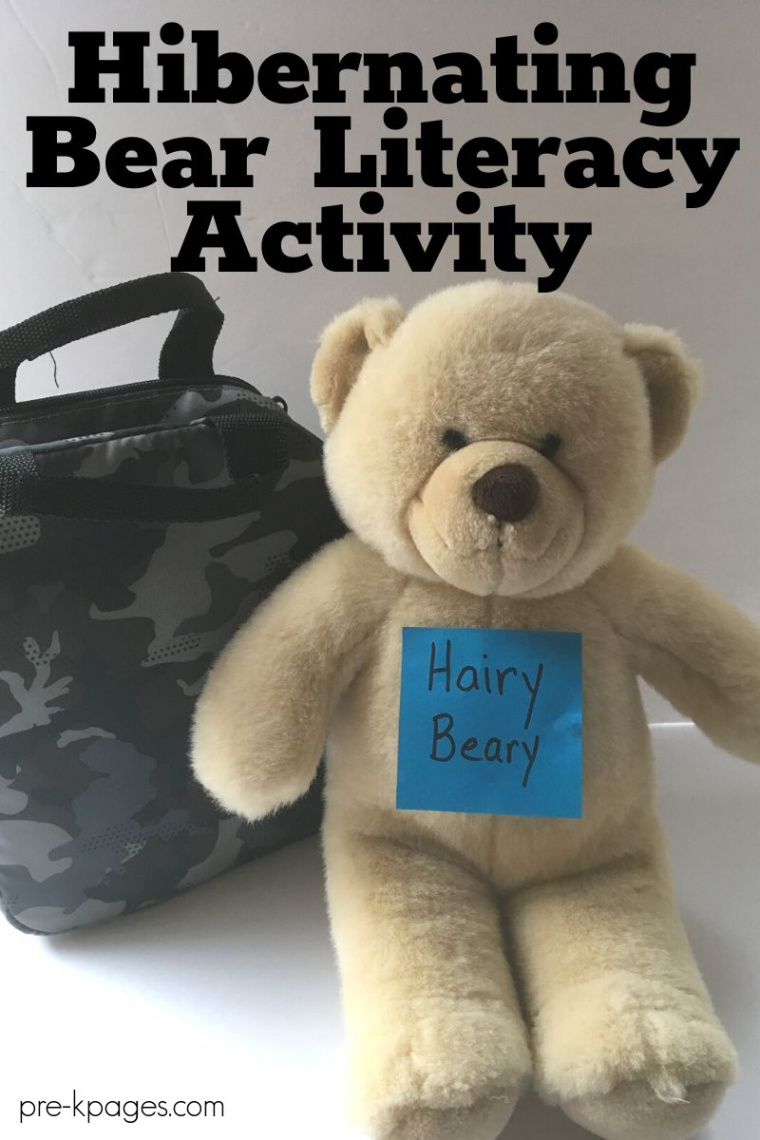 Hibernation Book and Literacy Activity - Pre-K Pages