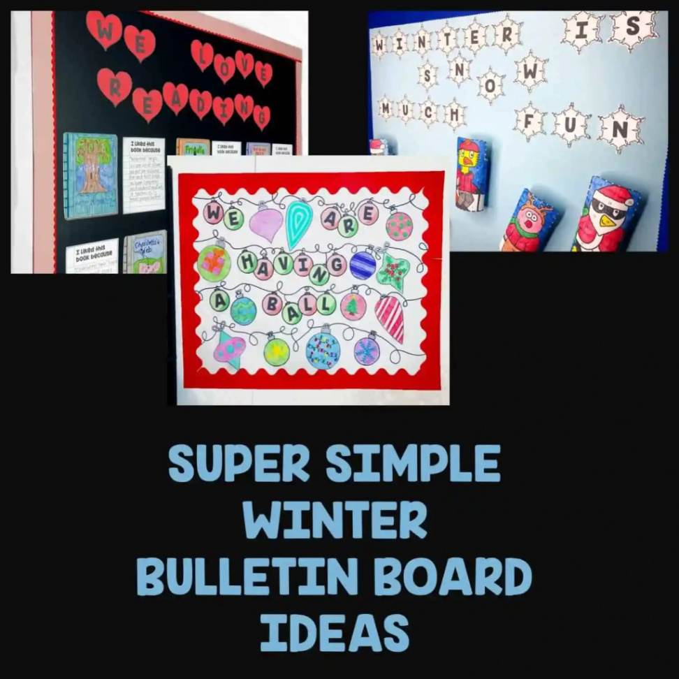 How To Keep Your Winter Bulletin Boards Simple - Cook Family Resources