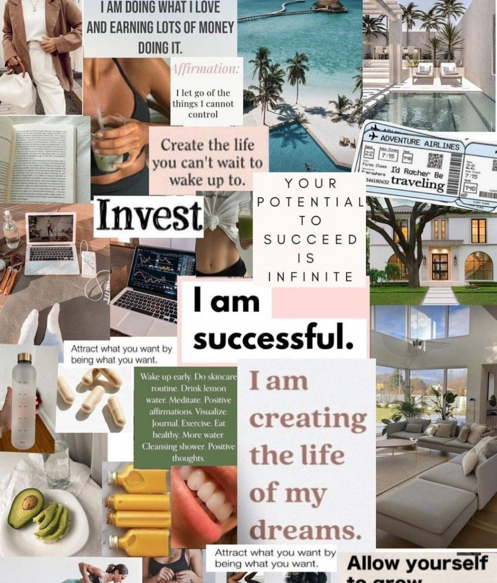 I Created My  Vision Board in October   by Aleax  Change