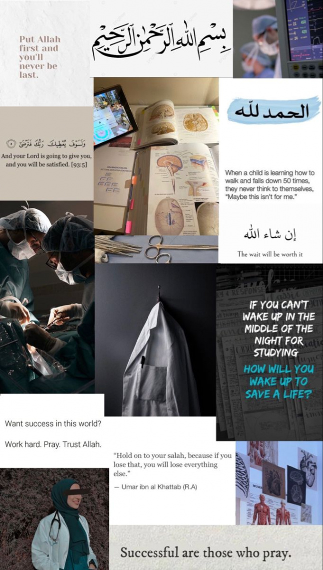 Islam Medicine Visionboard  Medical student motivation, Med