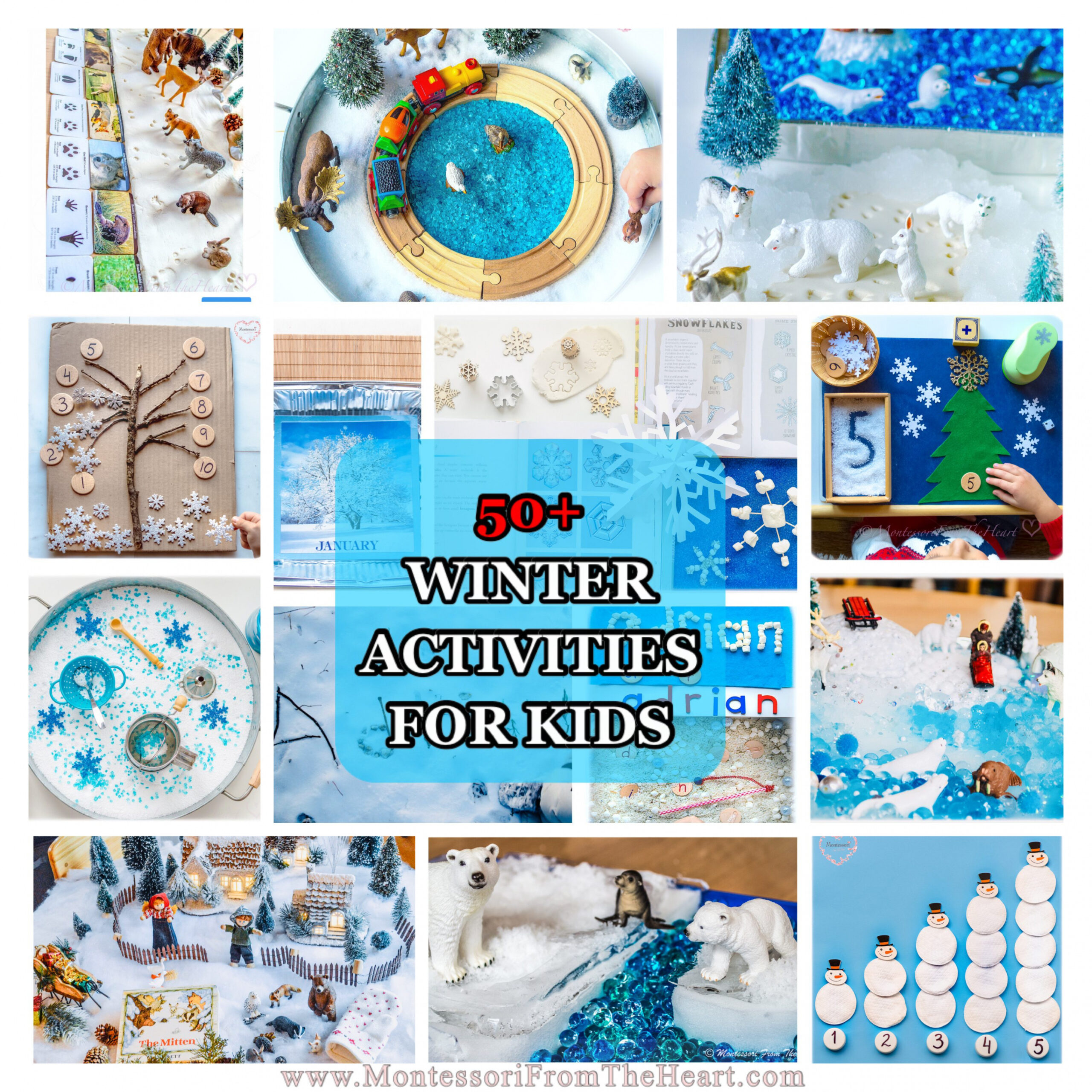 Kindergarten Winter Kids Activities  Montessori From The Heart