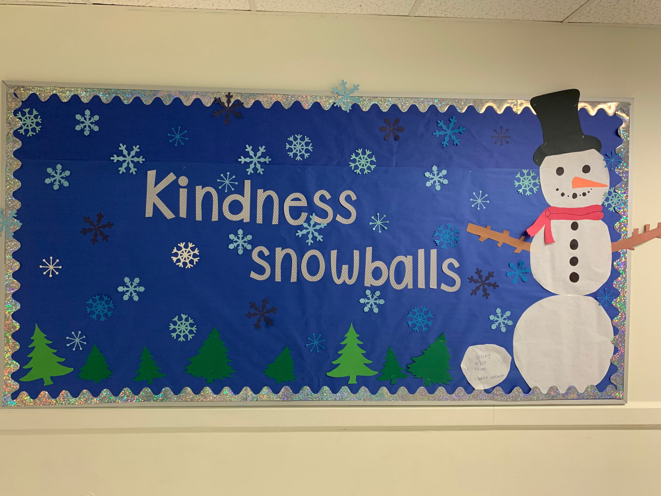 Kindness Snowballs Bulletin Board Cutout Decor - Etsy