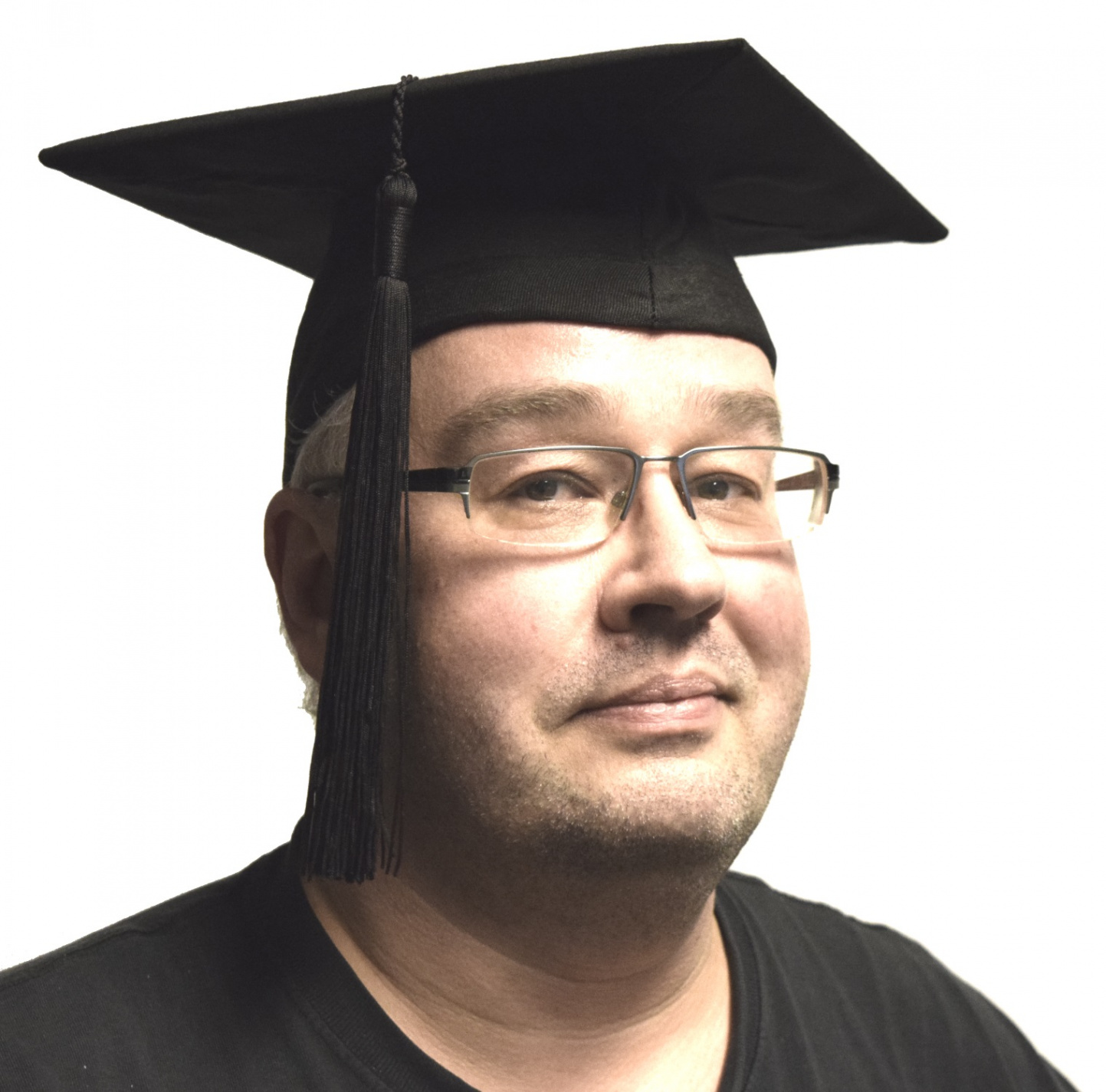 Kokott LUXE Doktorhut Schwarz mit Tassel, Graduation Cap in verschiedenen  Größen