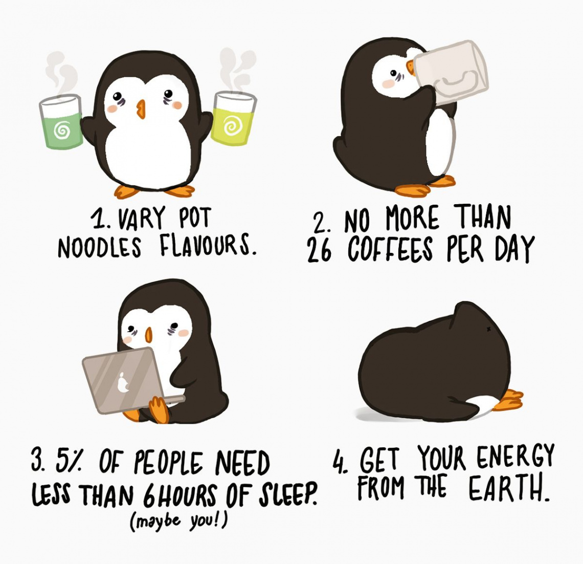 littlewadoo  Cute penguins, Study motivation, Penguin drawing