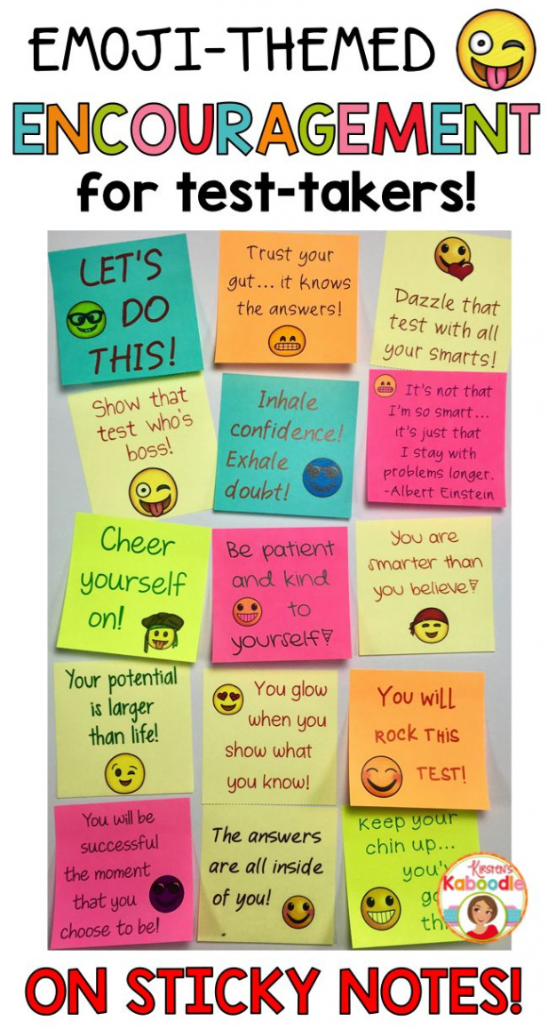 Motivational Testing Notes for Students: Testing Motivation and