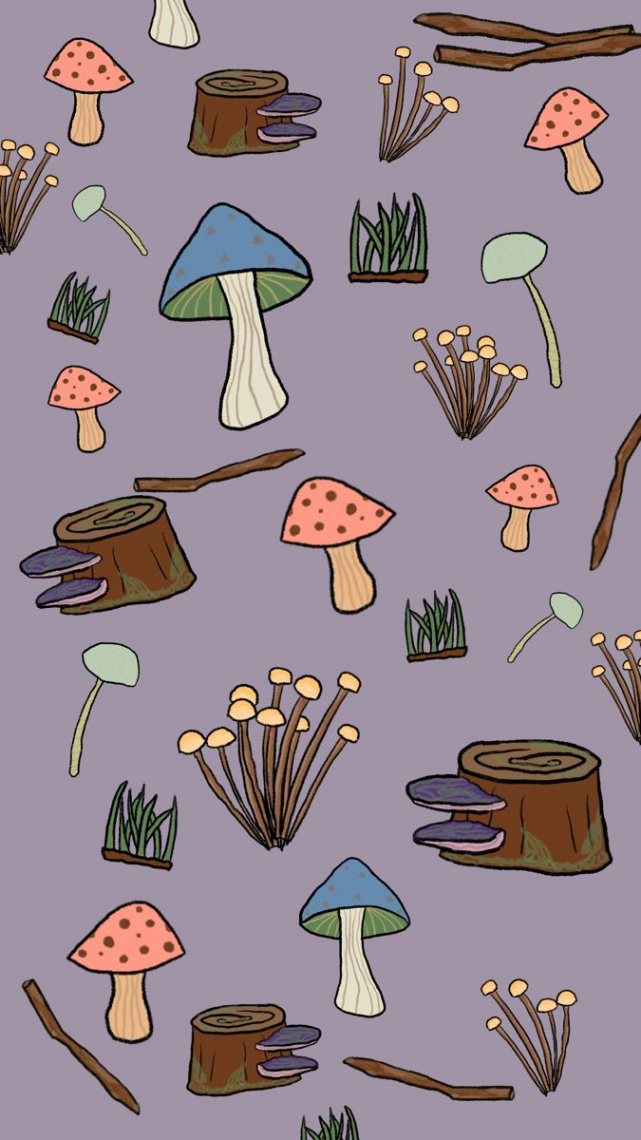 Mushroom Forest Wallpaper  Frog wallpaper, Mushroom wallpaper