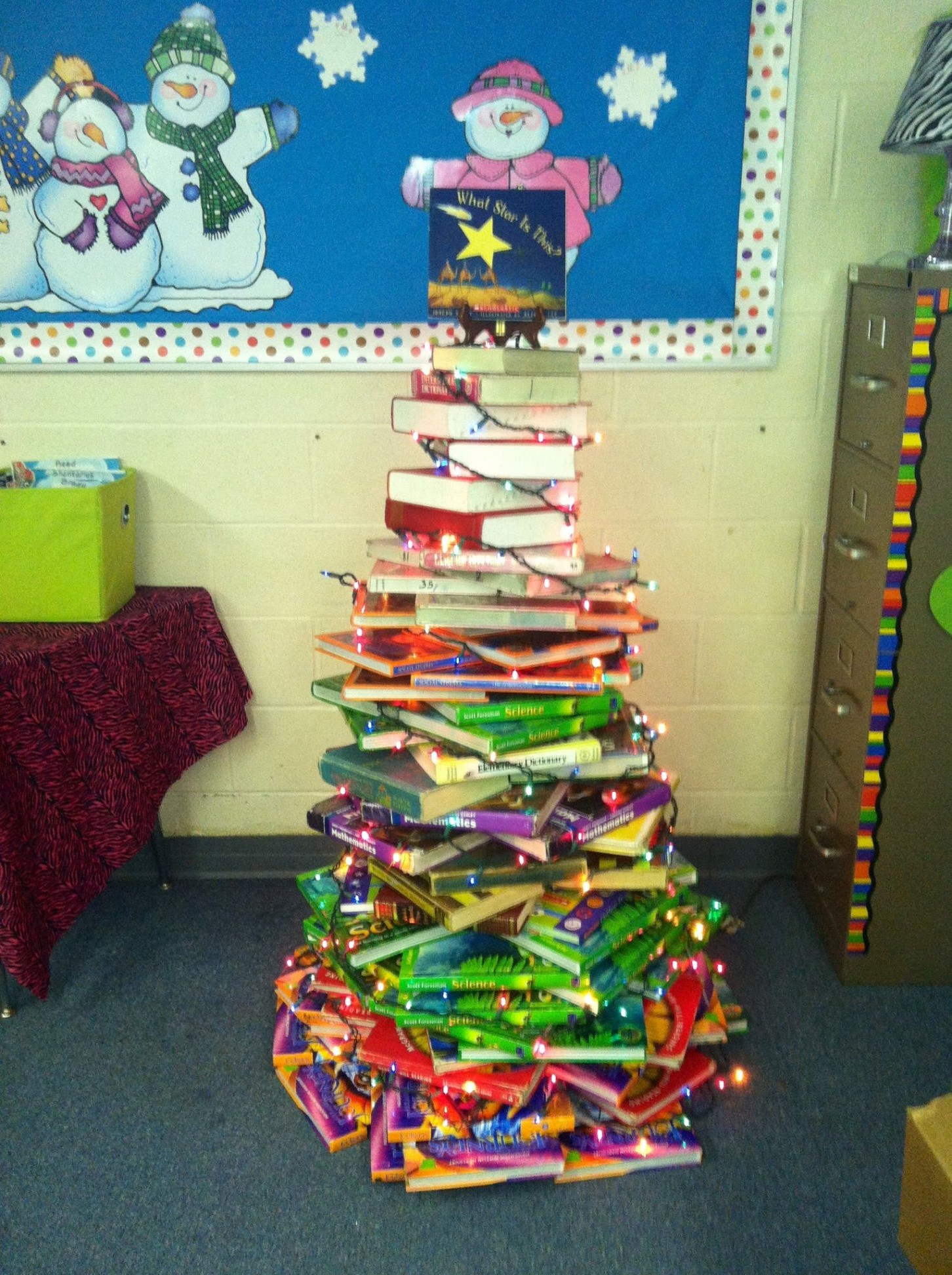 My classroom Christmas tree.