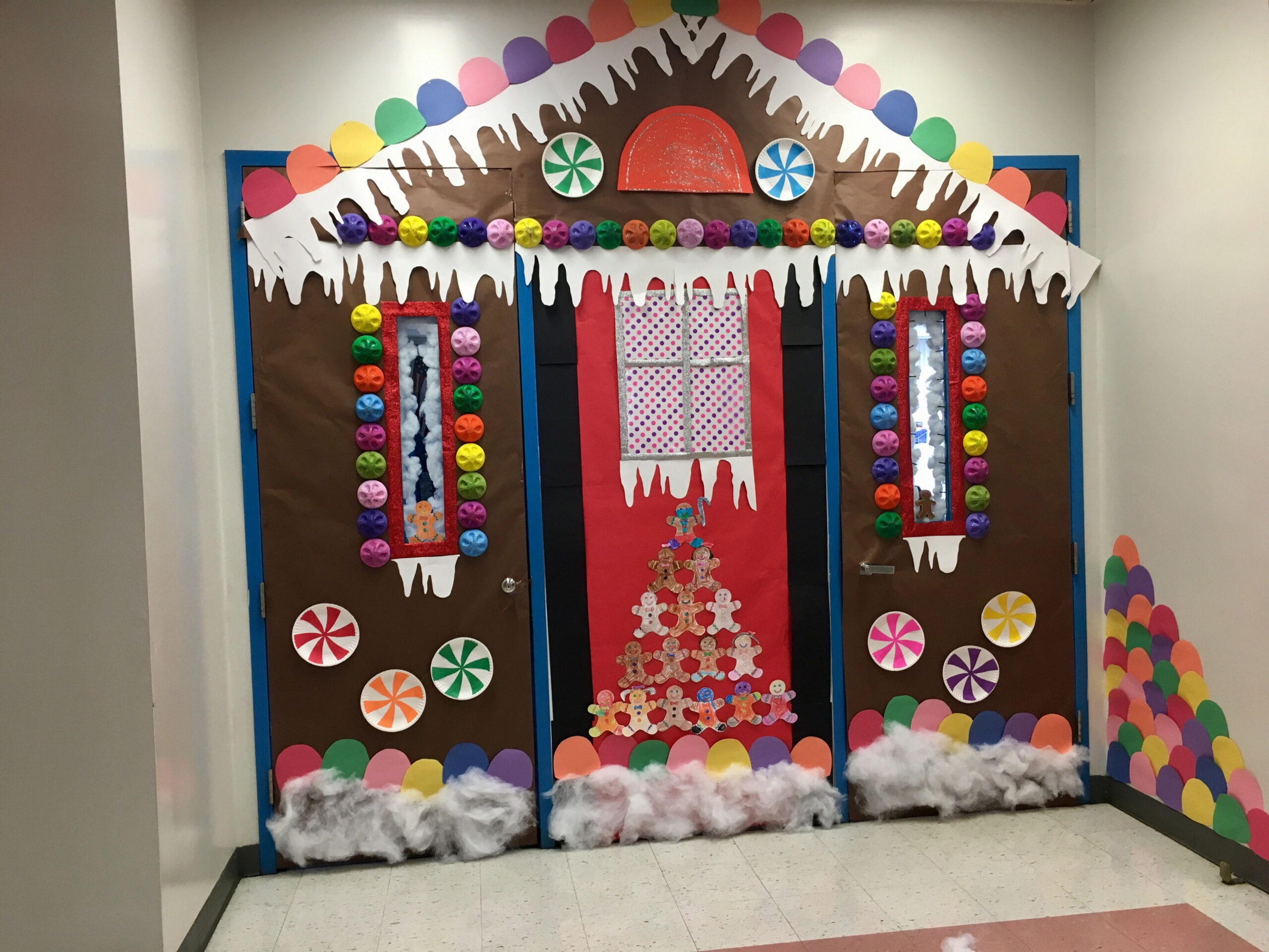 My classroom door/ Gingerbread House  Door decorations classroom