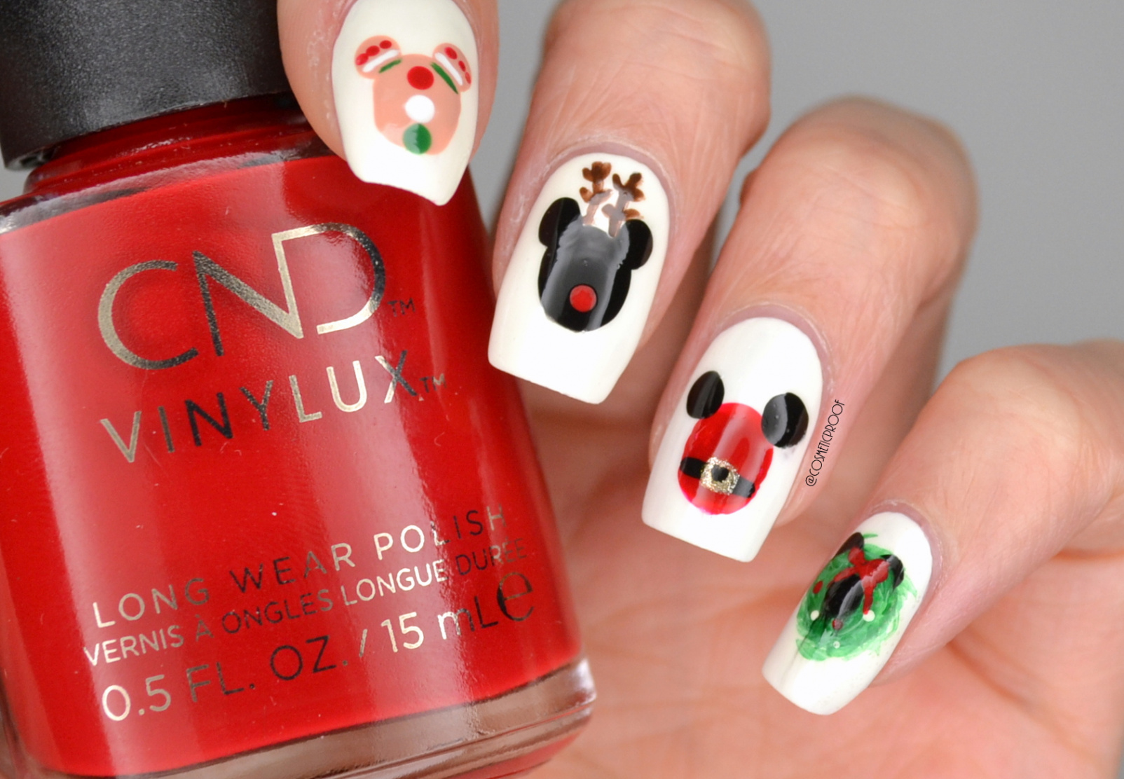 NAILS  Have Yourself a Little Disney Christmas #CBBxManiMonday