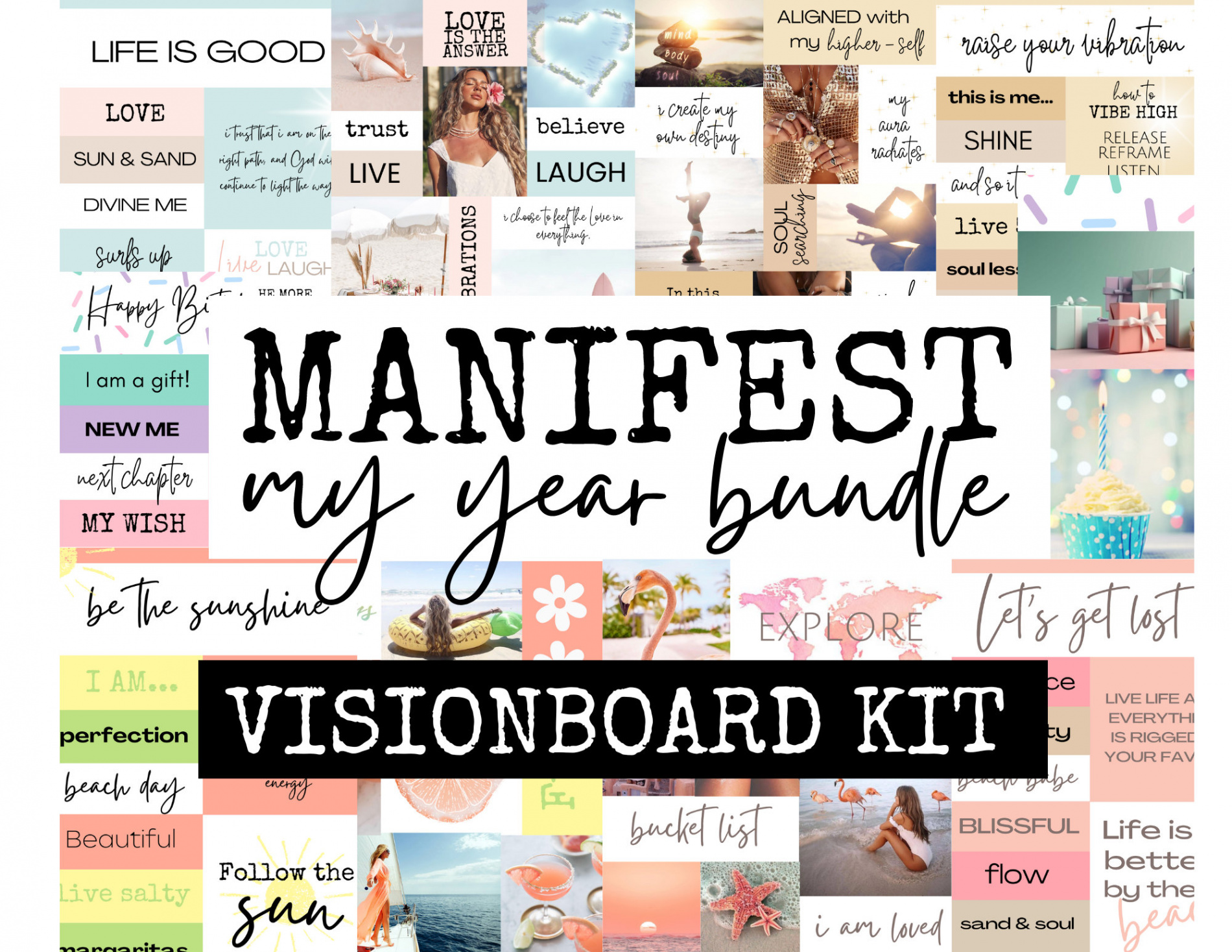 Neu für  Vision Board zum Manifestieren Ihres - Etsy