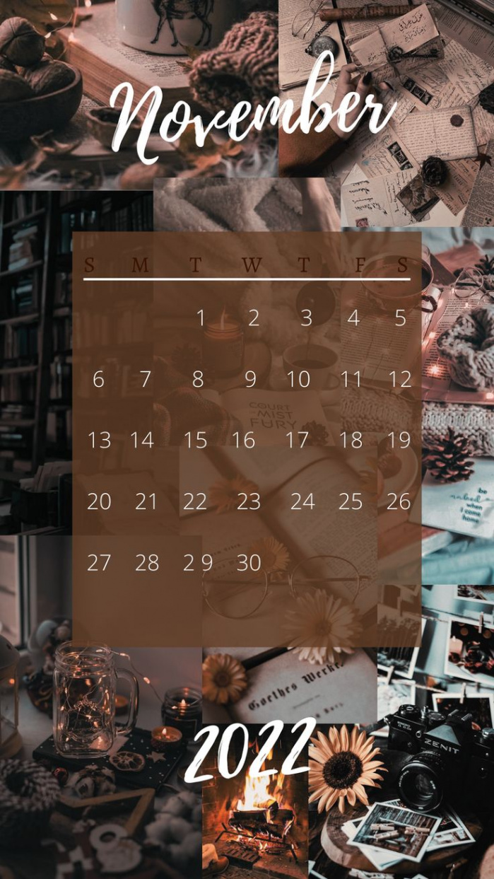 November calendar month (aesthetic)  Wallpaper iphone christmas