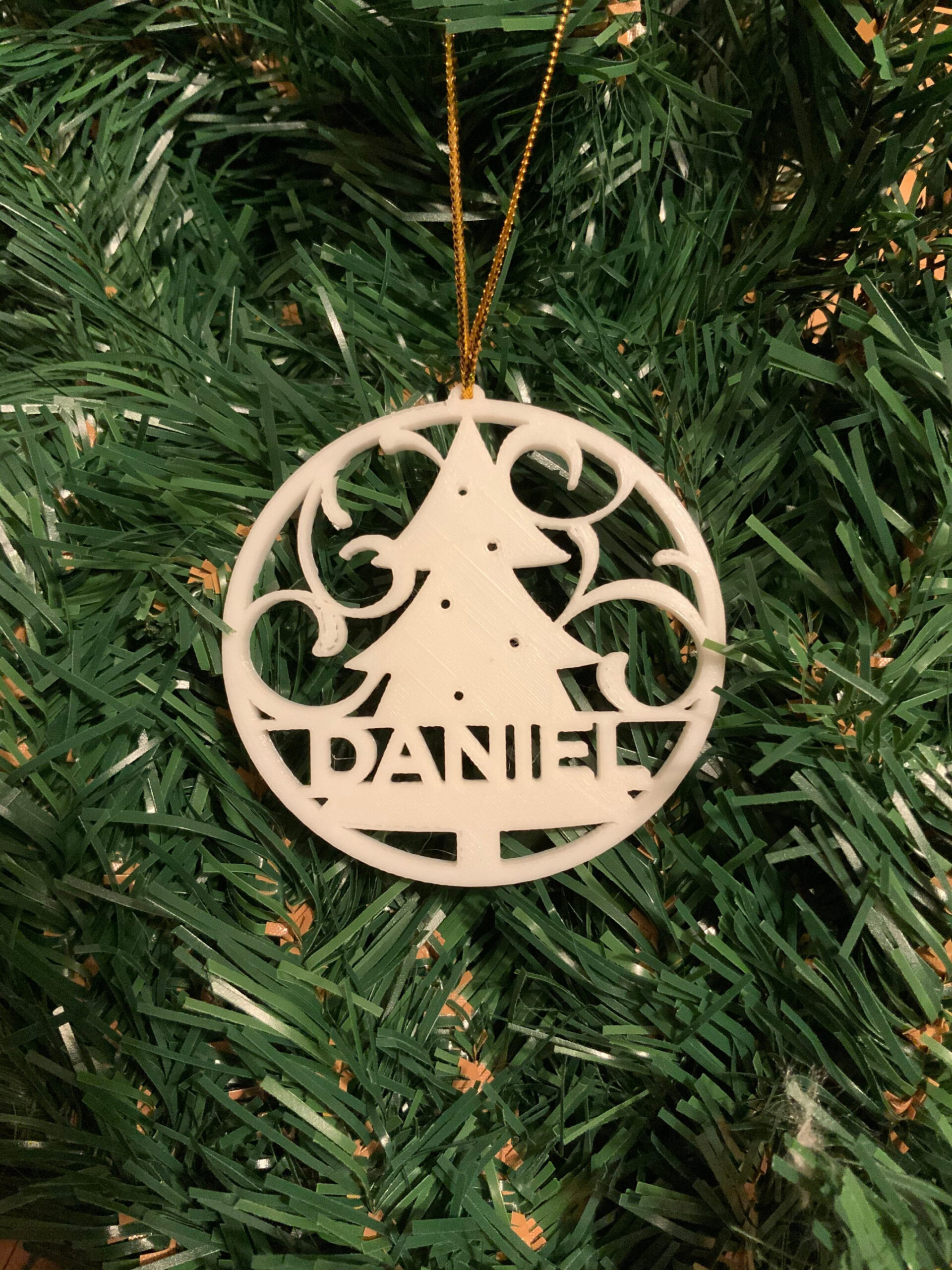 Personalised Christmas Ornament D Printed Tree Decoration - Etsy