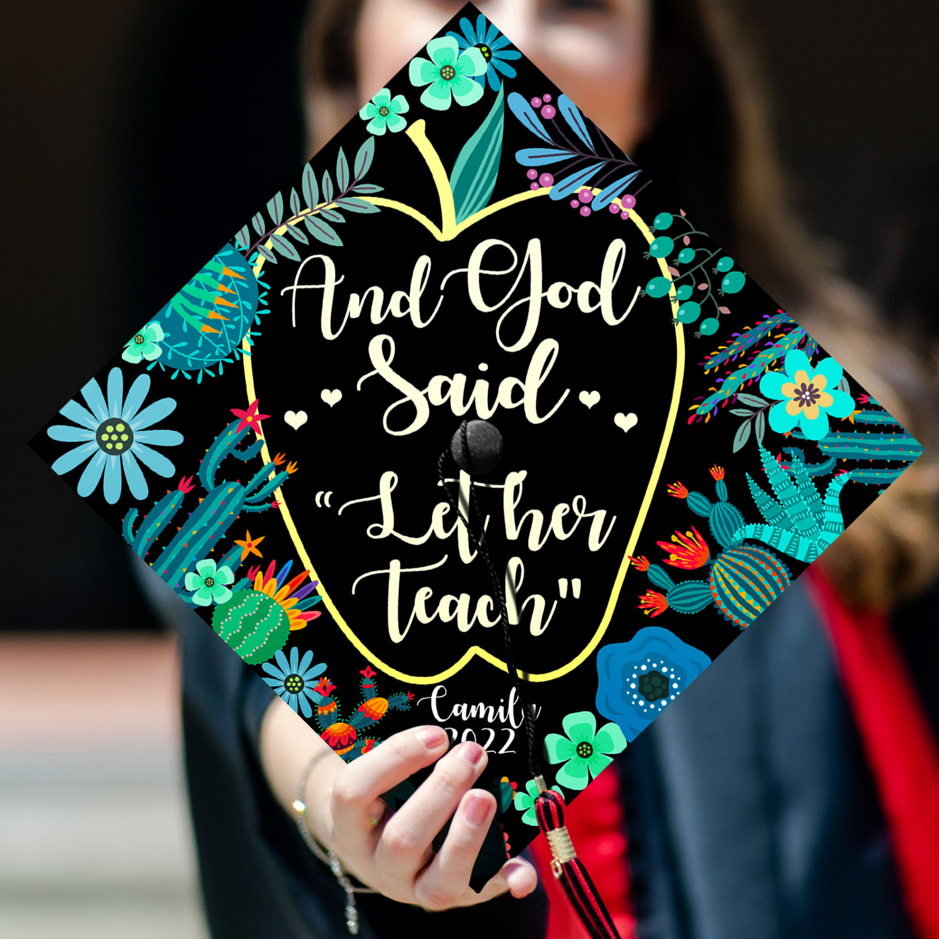 Personalized And God Said Let Her Teach Graduation - Etsy