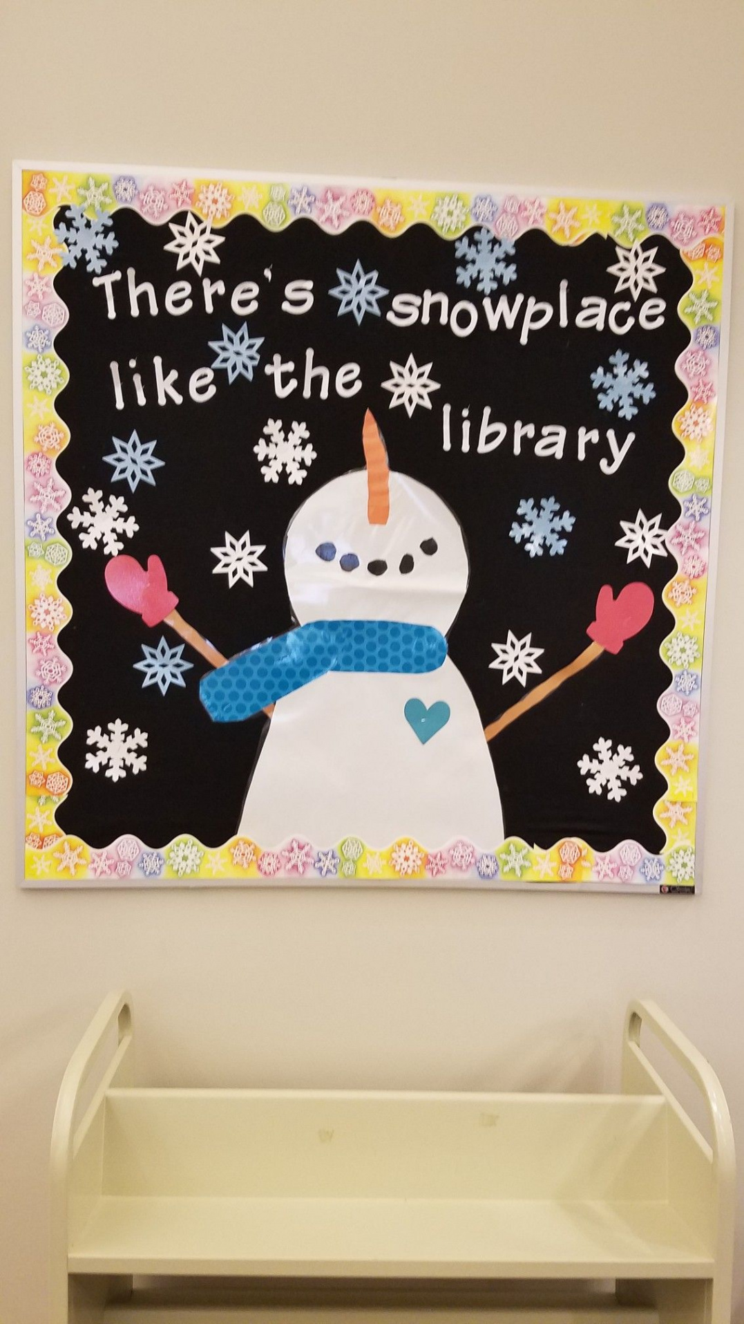 Pin by Nancy Meidell on Infant Room  Christmas library bulletin