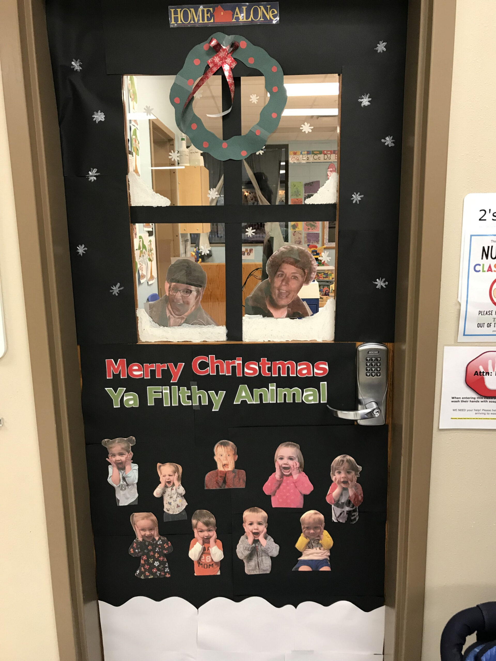 Pin by Tina Meyer on Christmas movie themed classroom door  Door