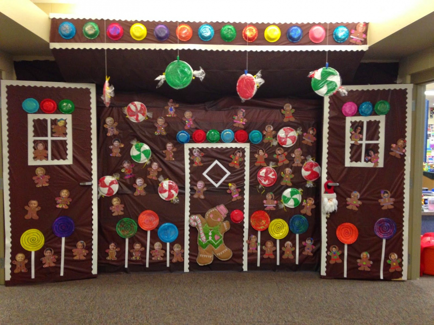 Pin on Gingerbread house door decorations