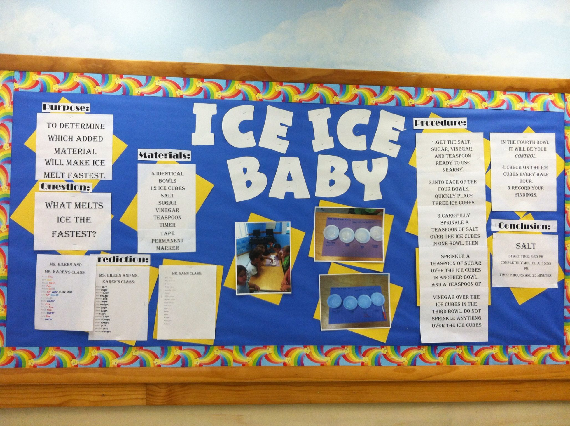 Preschool Science Project: What melts ice the fastest?  Science