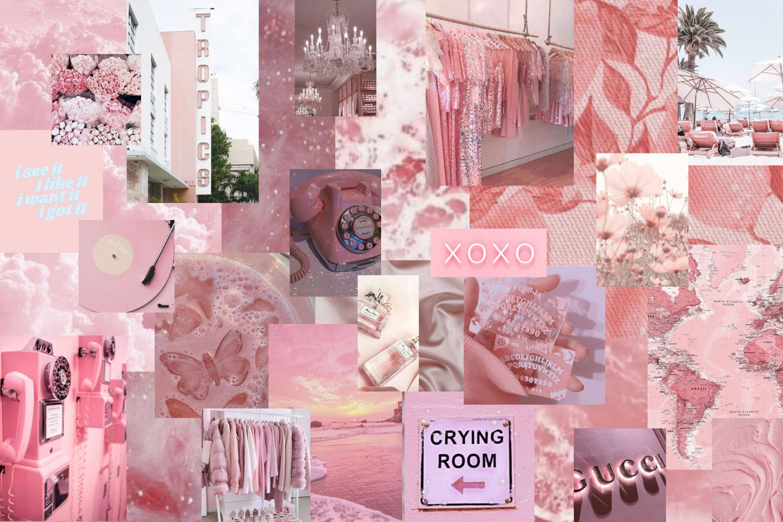 Pretty in Pink Vision Board - Etsy