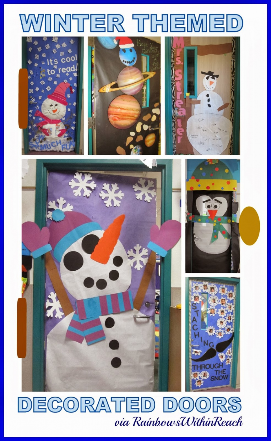 RainbowsWithinReach: Winter Themed Decorated Classroom Doors