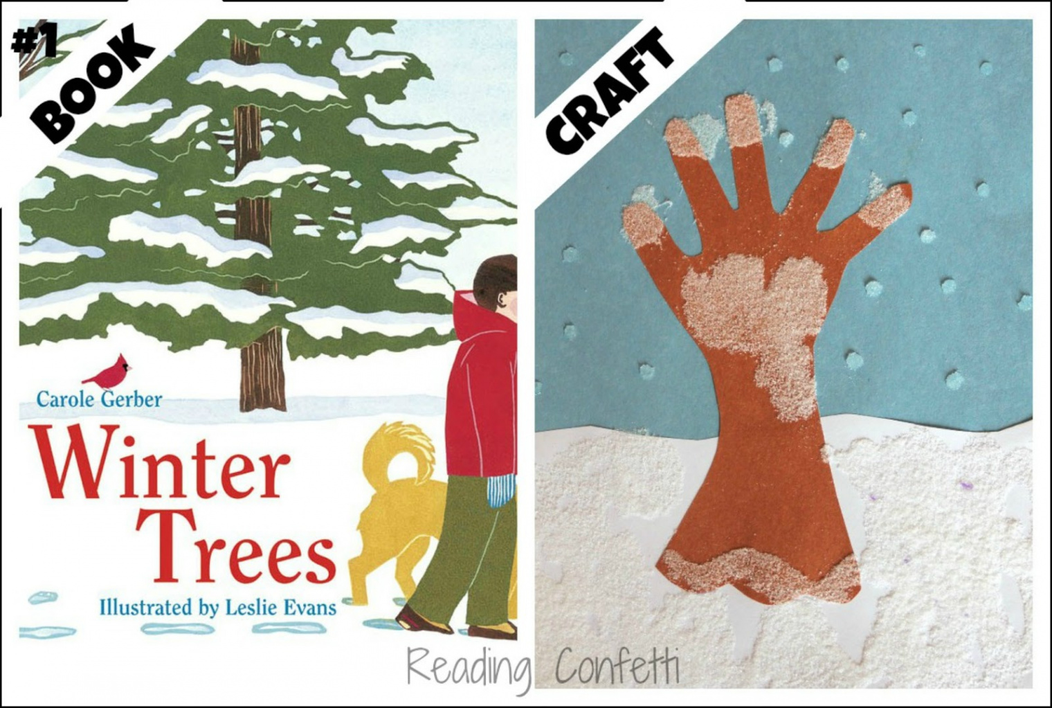 Reading Confetti:  Winter Books and Crafts for Kids