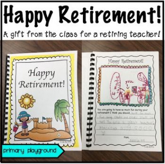 Retirement Gift From The Class  Teacher retirement gifts, Happy