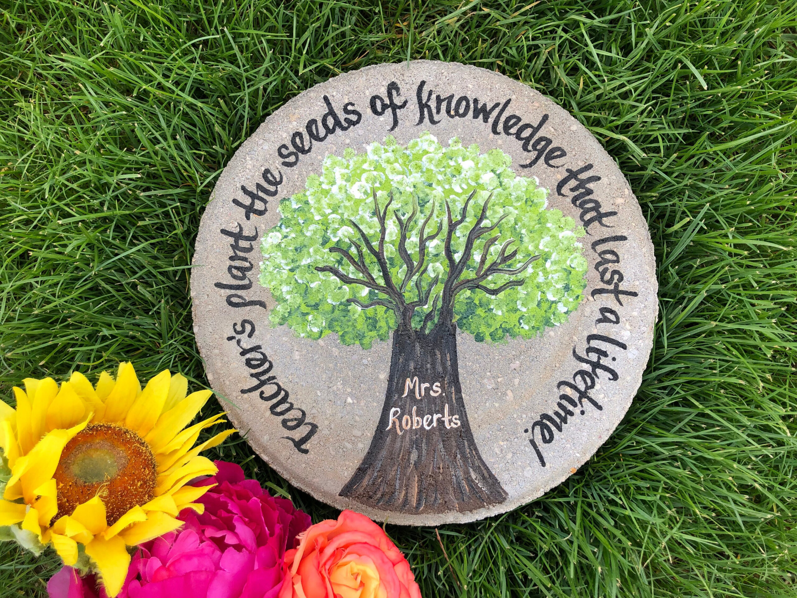 RETIREMENT GIFT Painted Stepping Stone Retirement Gifts - Etsy