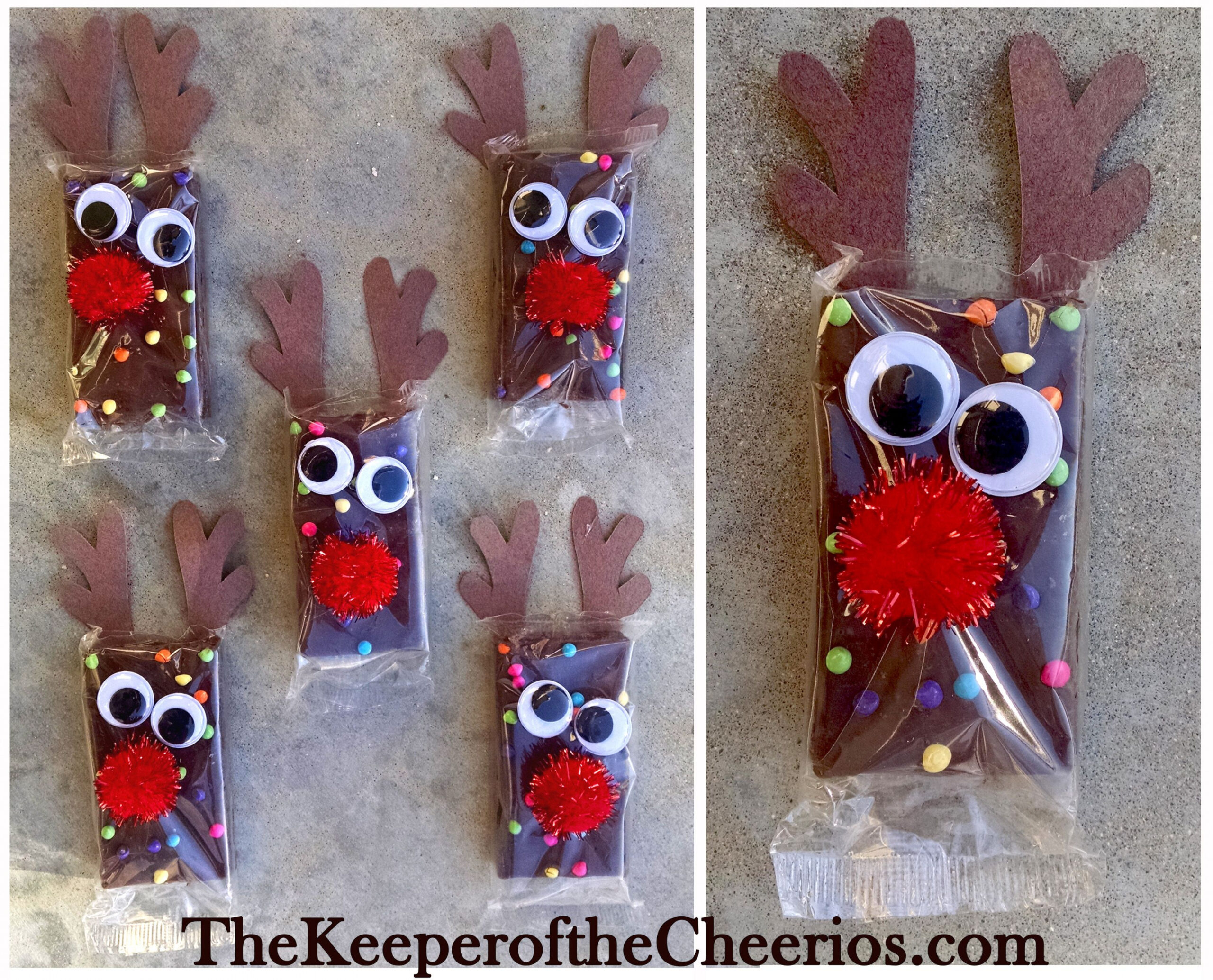 Rudolph Reindeer Brownies - The Keeper of the Cheerios  Classroom