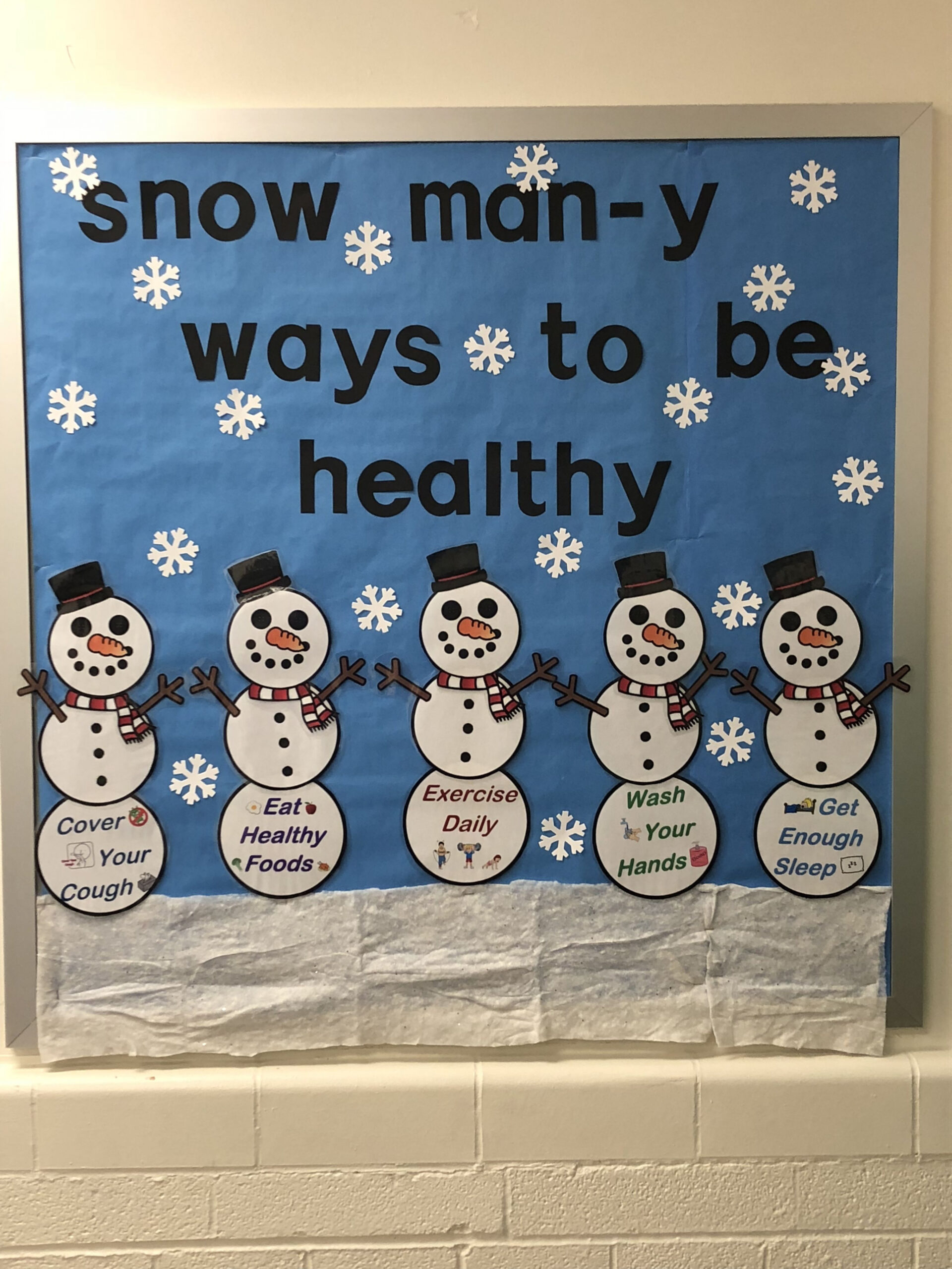 School Nurse Winter Bulletin Board