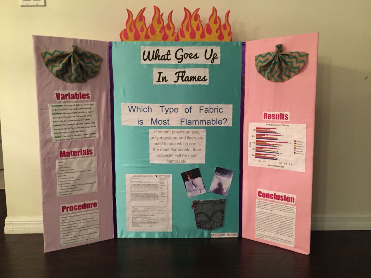 Science fair board