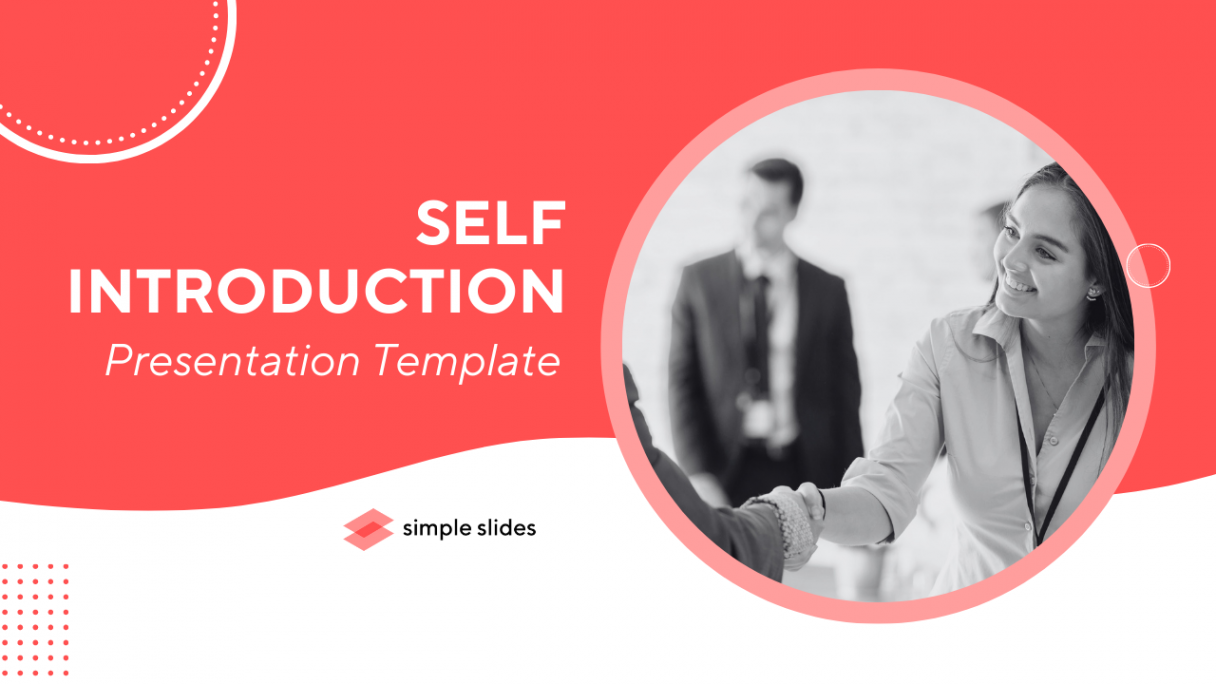 Self Introduction Template for PowerPoint