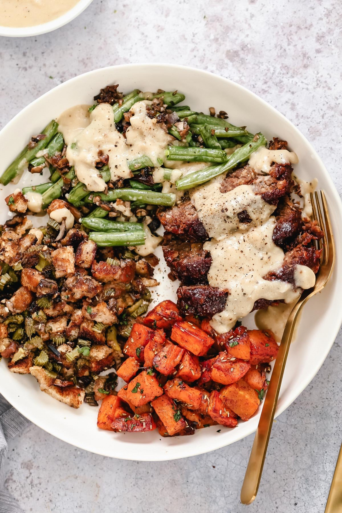 Sheet Pan Thanksgiving Dinner Vegan  Pan