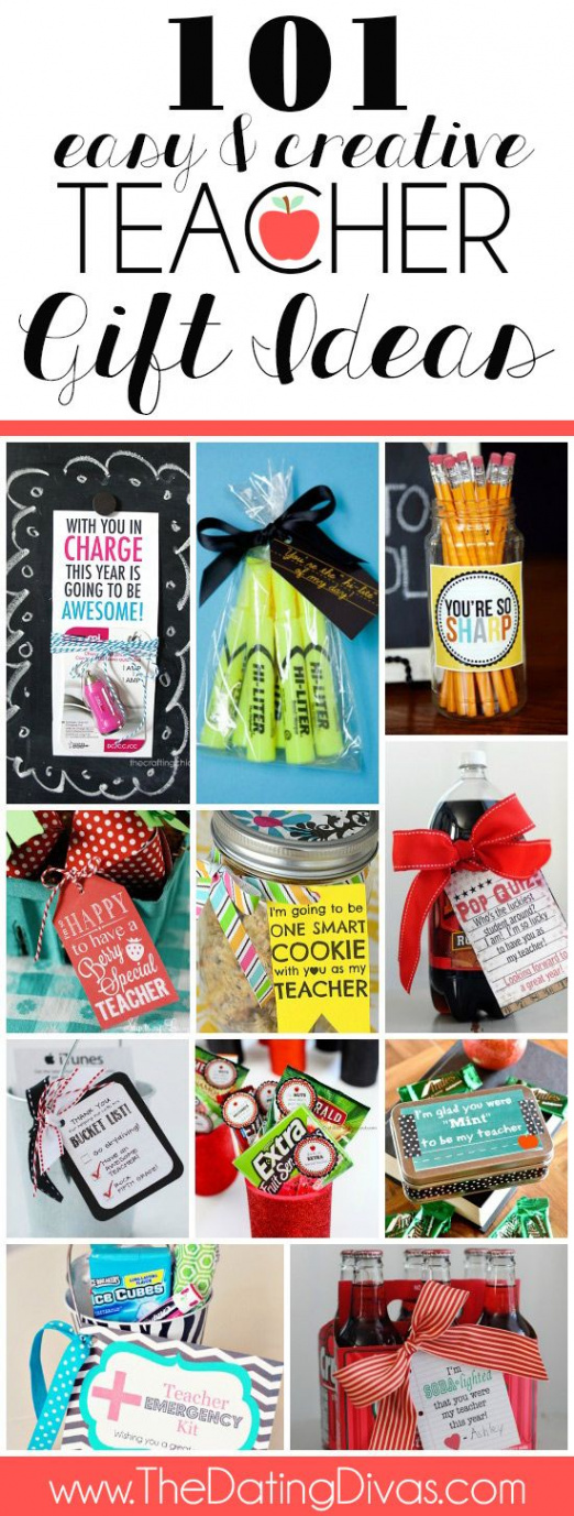 Simple Back to School Teacher Gift Ideas  Creative teachers