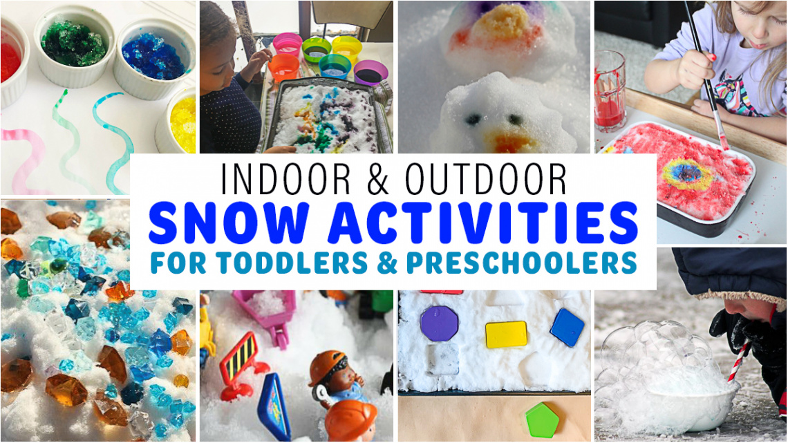 + Snow Activities for Toddlers & Preschoolers - Happy Toddler