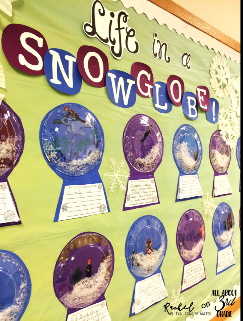 Snow Globe Winter Writing Prompt  All About rd Grade