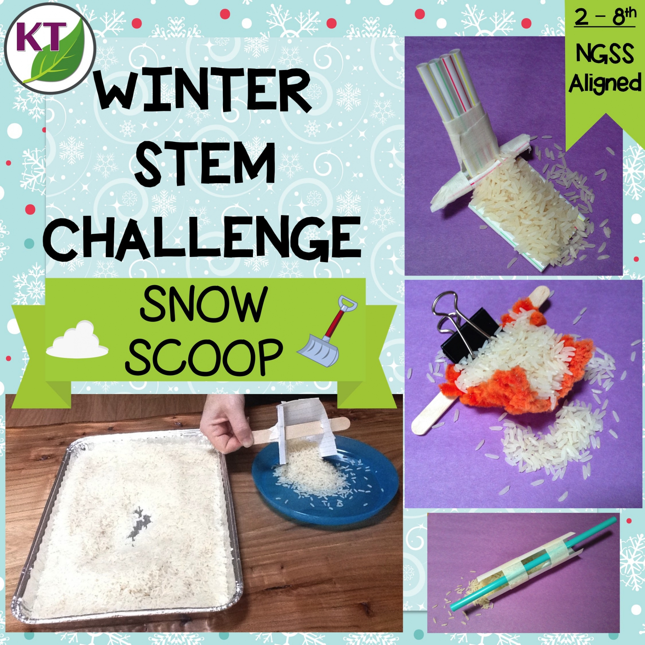 Snow Scoop Winter STEM Challenge