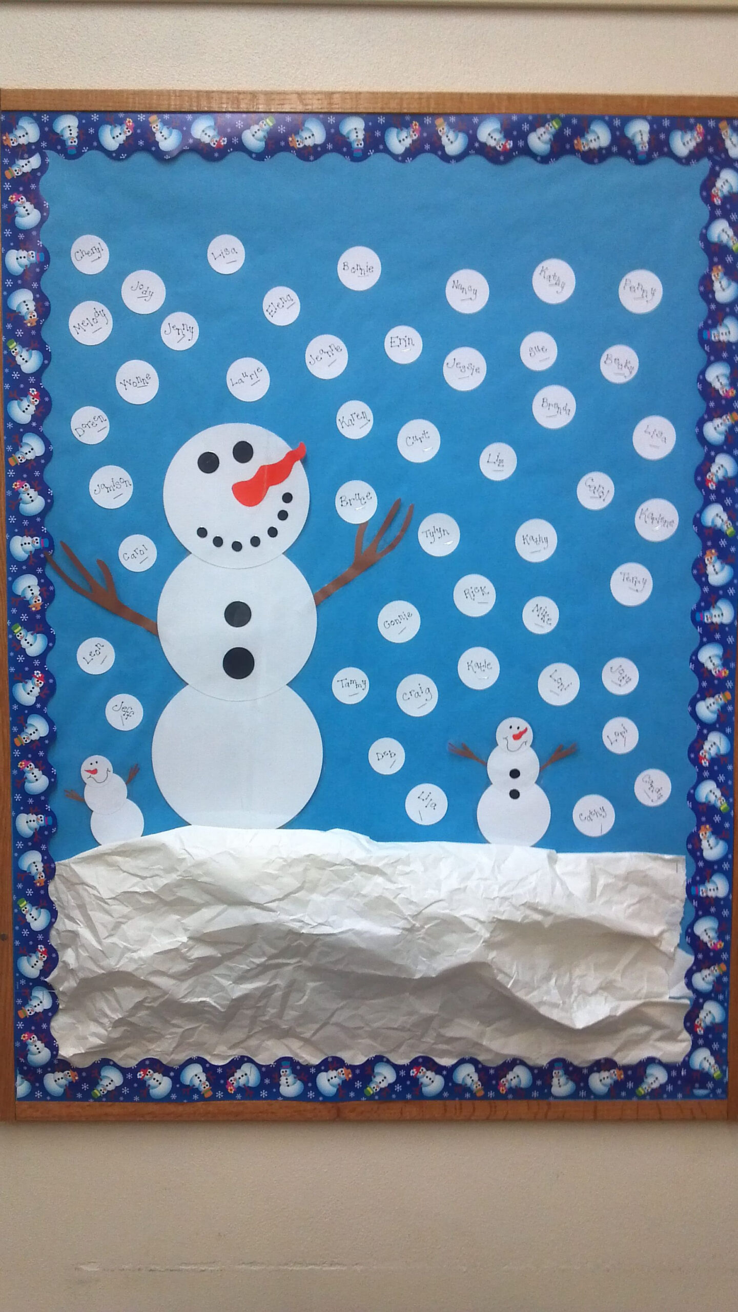 Snowman Bulletin Board