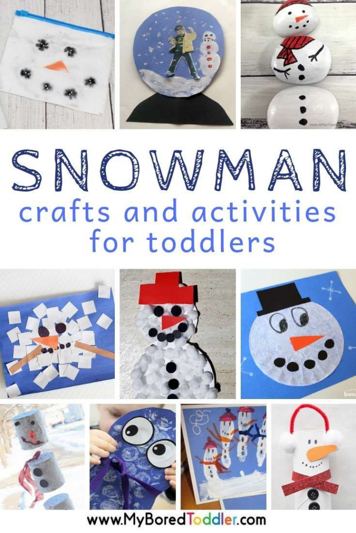 Snowman Crafts and Activities for Toddlers  Snowmen activities