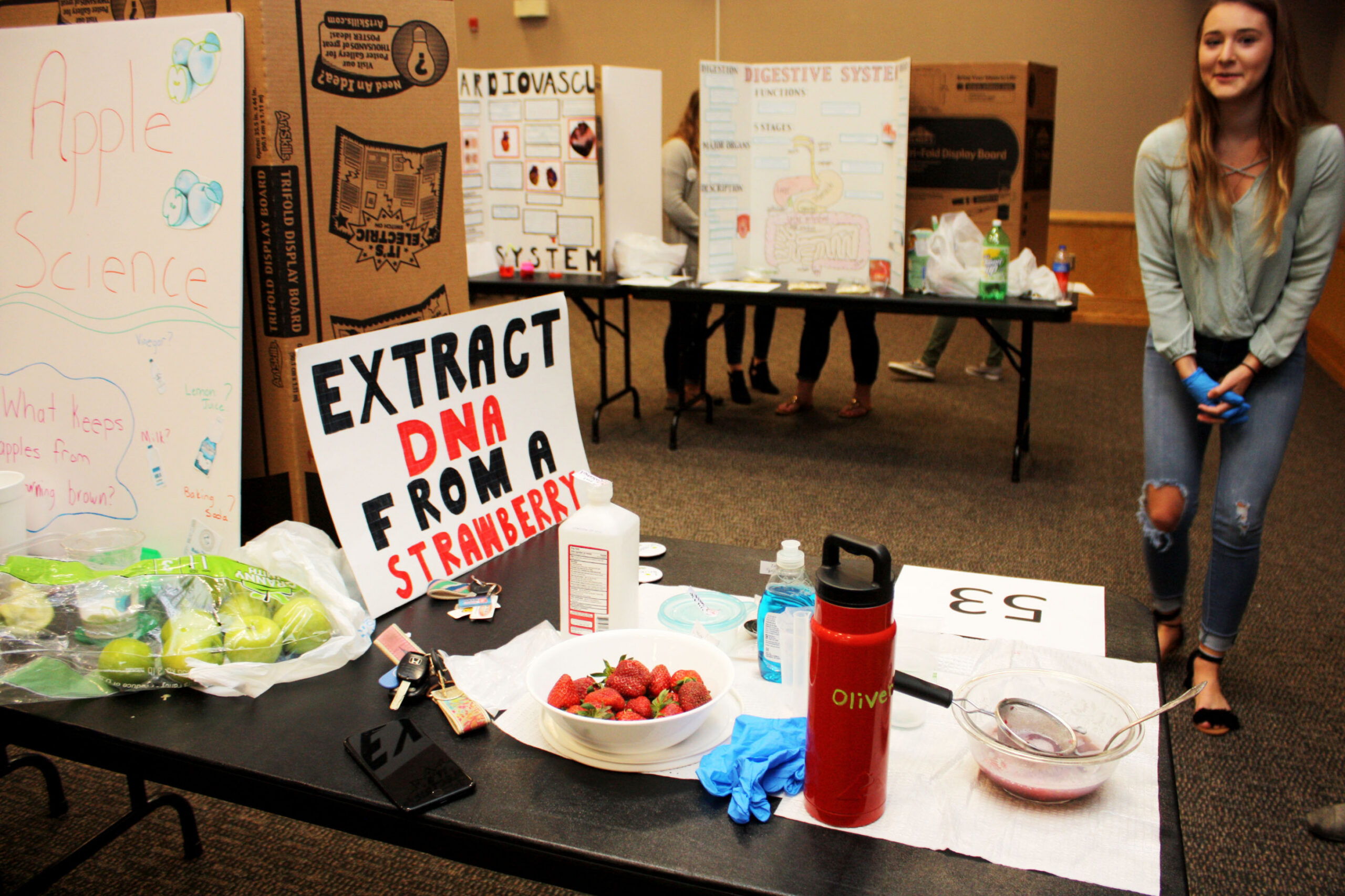 Students Experiment at Science Fair  Beaufort County Community