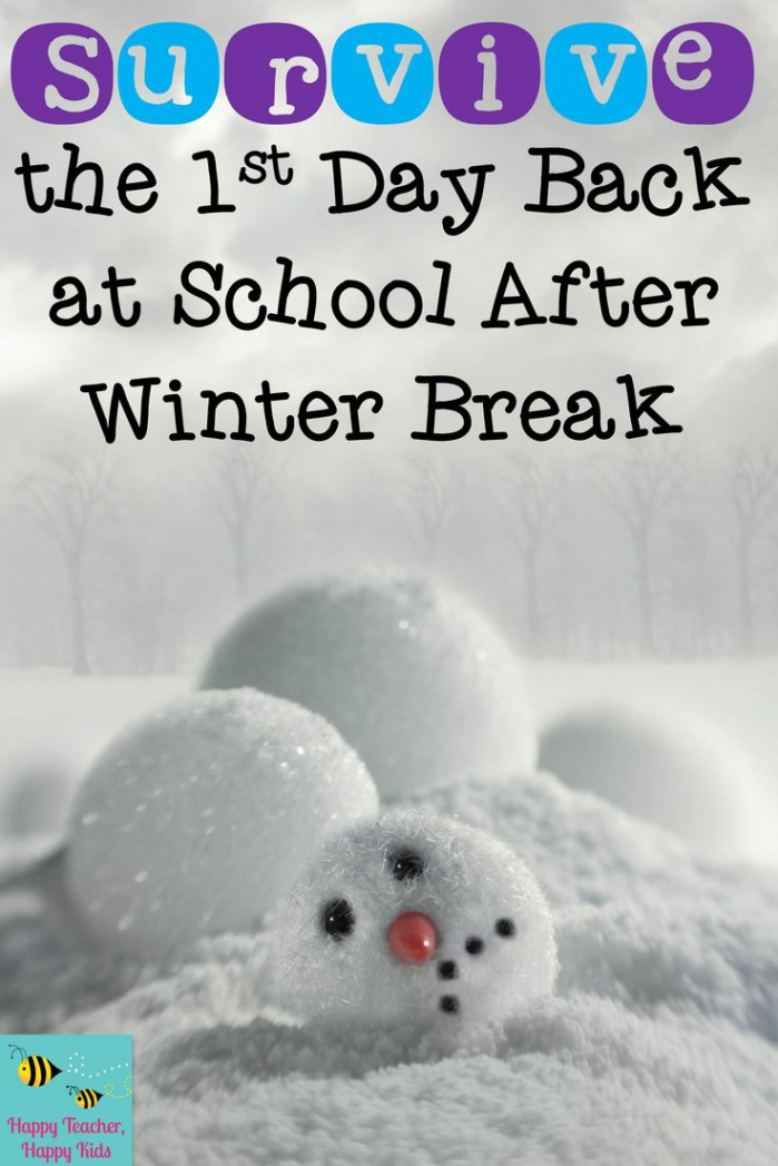 Survive the First Day Back at School After Winter Break- tips