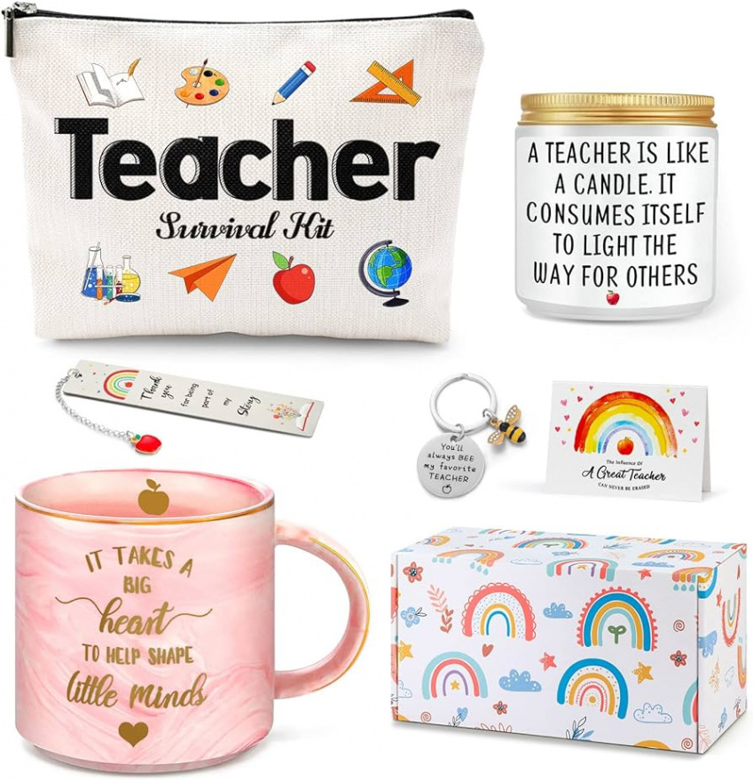 Teacher Appreciation Gifts for Women Thank You Gift Basket from