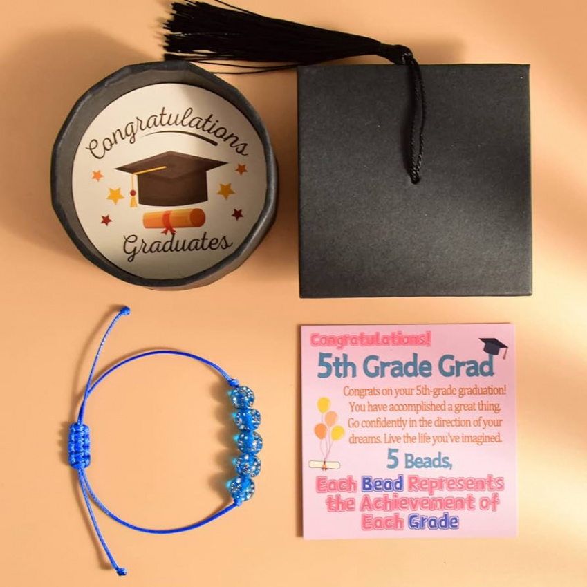 th Grade Graduation Gifts for Graduates Girls Bracelets Elementary School  Graduation Gift Graduate Fifth Grade Graduating Glow in the Dark Beads