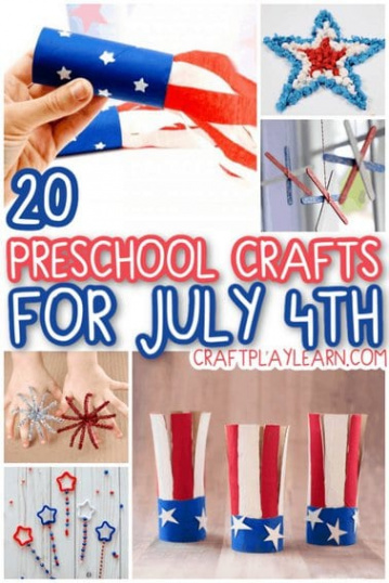 th Of July Preschool Crafts - Craft Play Learn