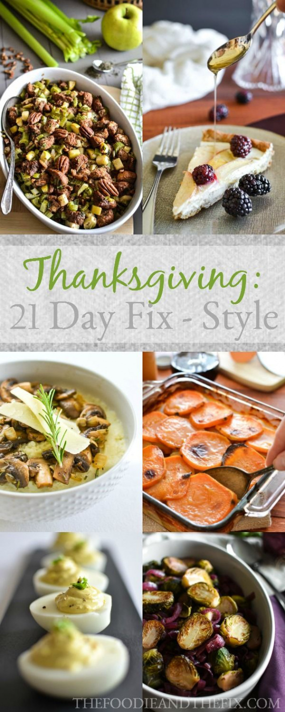 Thanksgiving  Day Fix Style - tips & tricks and recipes for an