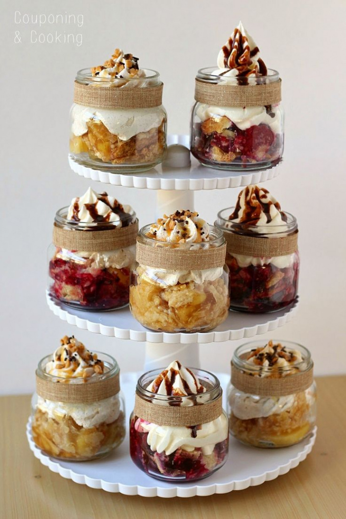 Thanksgiving Pie Party  Mason jar desserts, Mason jar pies, Desserts